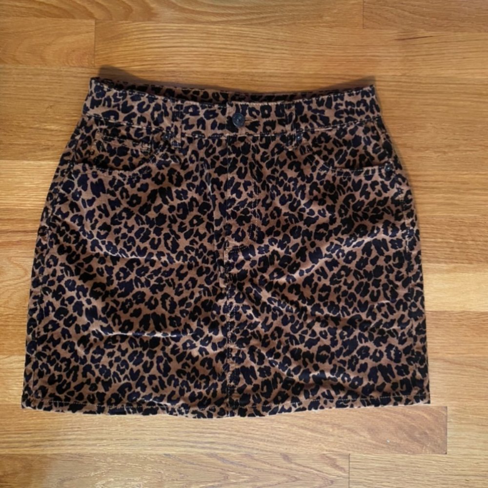 Cheetah Print Skirt